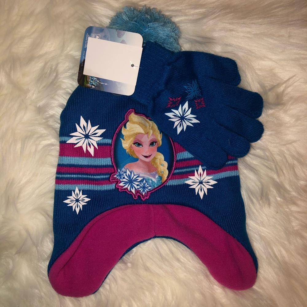 Disney Frozen Winter Hat/Glove Set